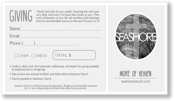 Tithing Envelopes and Offering Envelope