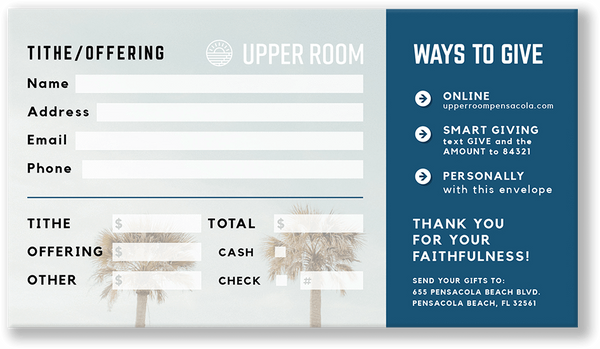 Tithe Envelopes and Offering Envelope