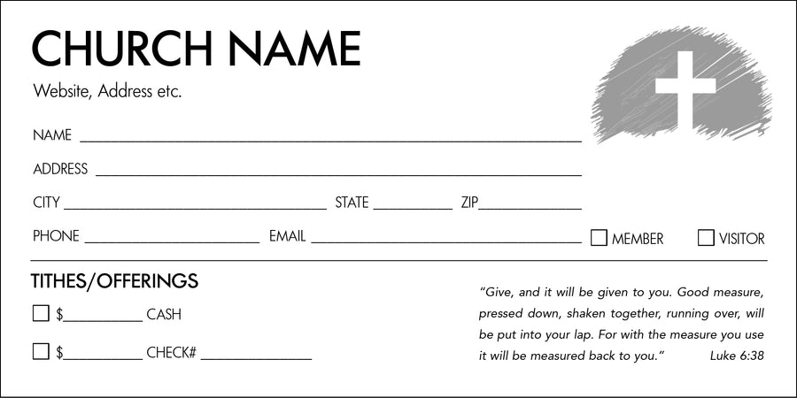 Offering Envelopes Template 03